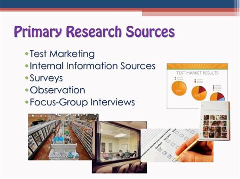 marketing research primary research sources youtube