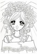 Coloring Pages Manga Adult Shoujo Japanese Book Anime Printable Princess Books Coloriage Boyama Picasa Color Cute Girl Girls Sheets Ve sketch template