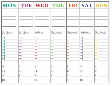 images  printable calendars  college students  printable student planner