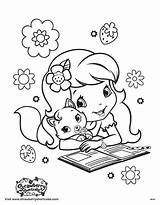 Strawberry Shortcake Coloring Pages Cartoon Characters Christmas Custard Cat Colouring Character Printable Kids Color Drawings Books Friends Mandala Reading Lds sketch template