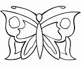 Butterfly Coloring Pages Simple Kids Easy Color Butterflies Printable Drawing Wings Clipart Outline Colouring Sheets Small Butter Print Clip Adults sketch template