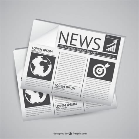 newspaper vectors   psd files