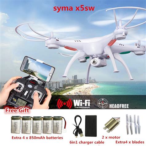 syma xsw rc drone  camera hd quadcopter   axis wifi fpv dron syma quadcopter  xg
