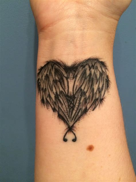 st ink angel wings heart angel wings tattoo angel wings heart