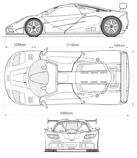 car blueprint blueprints colection pinterest cars