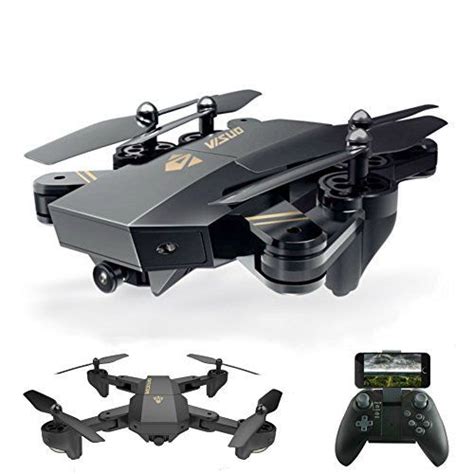 visuo  drone quadcopter foldable ghz  gyro remote control drone p hd mp  wide
