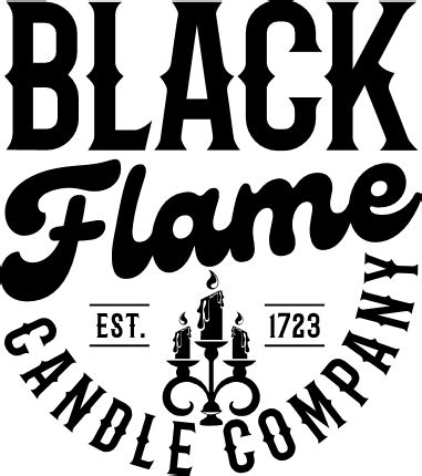 black flame candle company halloween  svg file  members svg