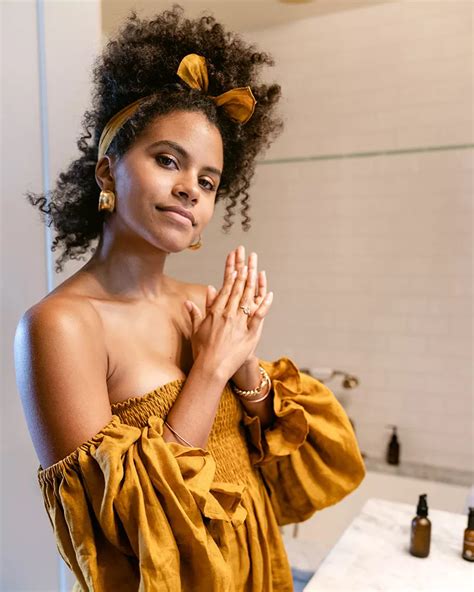 zazie beetz on sustainability skincare and defining beauty on her own