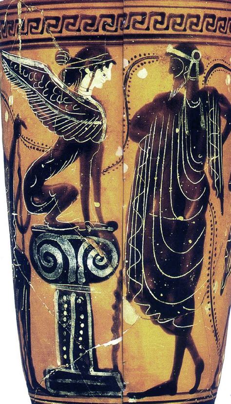Oedipus Solves The Riddle Of The Sphinx Lekythos 5th Cent Bce Paris