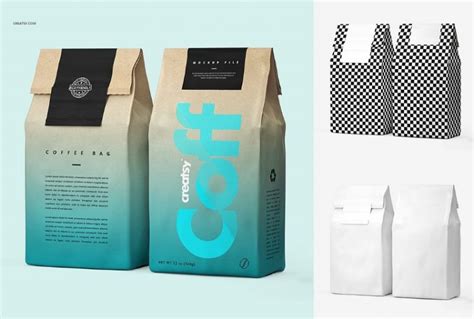 coffee packaging mockup psd graphic cloud