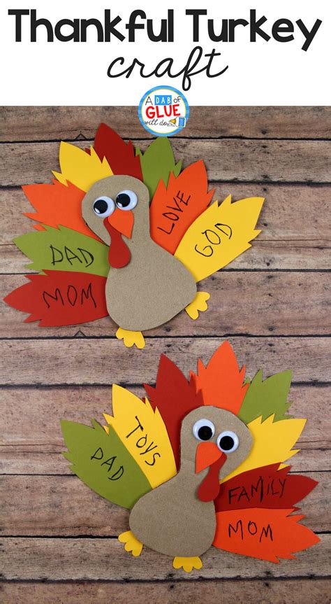 fun simple thanksgiving crafts    year crazy  projects