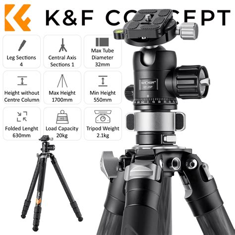 kf ultra pro heavy duty professional carbon fibre camera tripod kf kf south africa