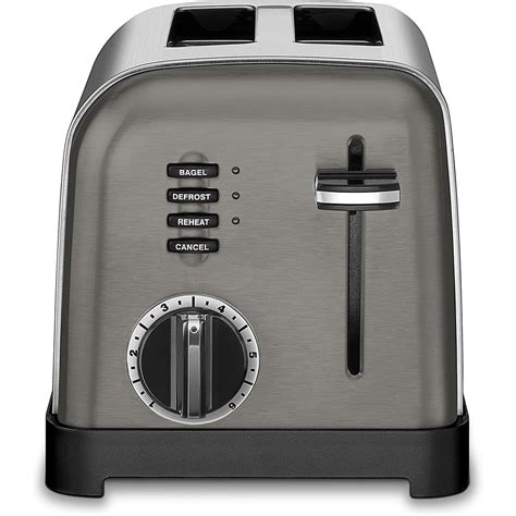 cuisinart metal classic toaster  slice black stainless walmartcom