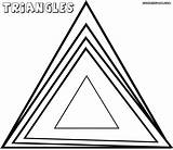 Triangle Coloring Pages Colorings sketch template