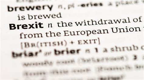 brexit  key words     bbc news