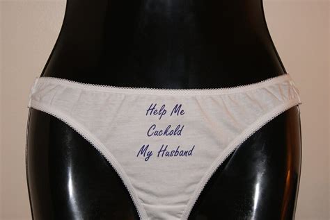 help me cuckold my husband hotwife panties knickers