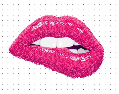 pink lip clip art png lips clipart dripping lips bite png etsy