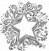 Sterne Ornate Swirls Draw Stern Extrusion Grafiken Malen Zentangle Weihnachten Coole Fensterbilder Symbole Tangle Elements Getdrawings Fuß sketch template