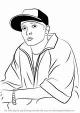 Eminem Drawing Easy Draw Coloring Pages Rappers Cartoon Step Drake Printable Tutorials Color Getcolorings Drawi Print Getdrawings sketch template