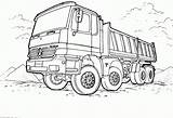 Truck Coloring Pages Printable Everfreecoloring sketch template