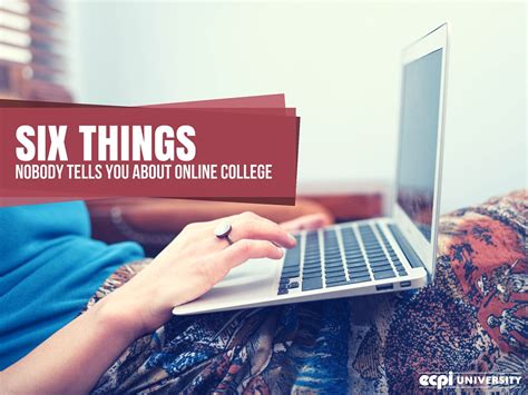 six things nobody tells you about online college