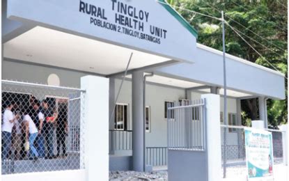 rural health center rises  isolated batangas town ptv news