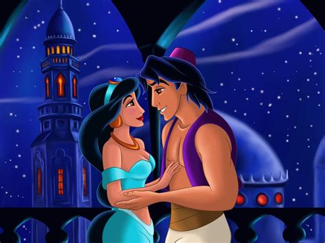 Aladdin Together Forever Walt Disney Fanart Movie Animated