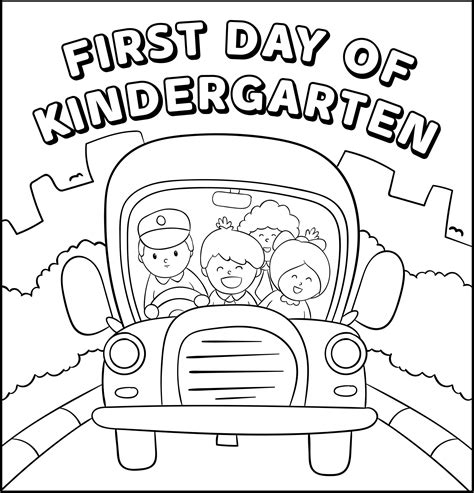 st day  kindergarten printable printablee