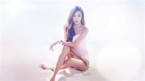 Hf06 Kpop Snsd Tiffany Sexy Music Beach Flare