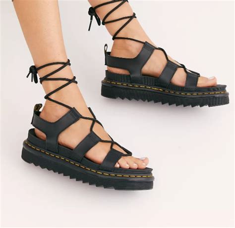 dr martens nartilla flatform sandals summer sandal trends  popsugar fashion photo