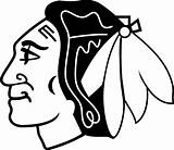 Blackhawks Chicago Logo Svg Clipart Nhl Pngkit Clip Clipground Library sketch template