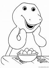 Coloring Printable Coloring4free Friends Pages Barney sketch template
