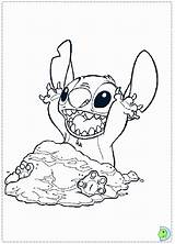 Stitch Coloring Pages Disney Lilo Kids Color Print Dinokids Popular Comments Close Coloringhome sketch template