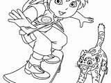 Diego Coloring Pages Chargers San Go Getcolorings sketch template