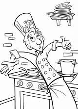 Coloring Ratatouille Pages Disney Animated Coloringpages1001 Gifs sketch template