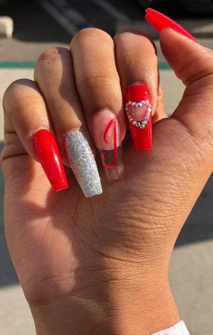 Follow Trυυвeaυтyѕ For More ρoρρin Pins Red Acrylic Nails