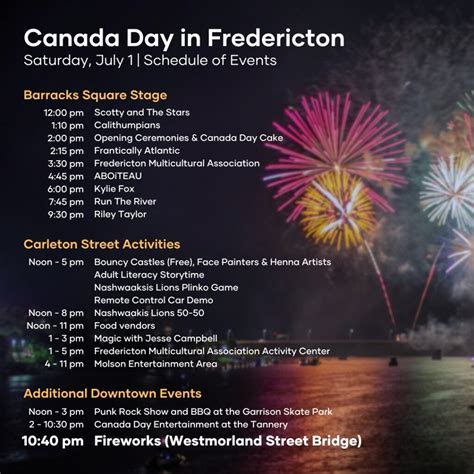 canada day celebrations downtown fredericton