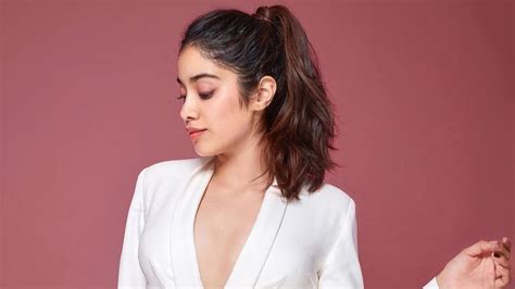 Janhvi Kapoor In A White Corset Top And Jeans