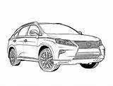 Coloring Lexus Pages Color sketch template