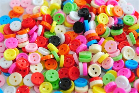 colourful mini buttons pcs mm