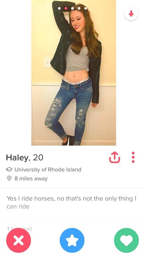 just another tinder girl dropping a sex joke for you
