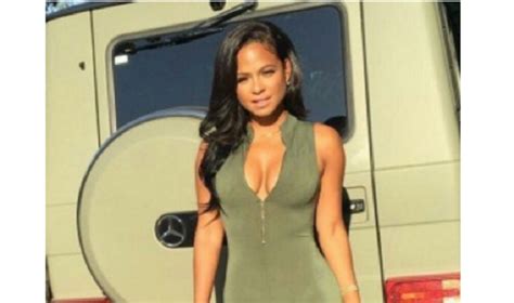 Christina Milian Puts Her Camel Toe On Display In Tight Bodysuit See