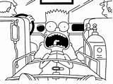 Coloring Pages Simpson Bart Simpsons Rapper Cool Ambulance Printable Print Color Rasta Getcolorings Popular Sheets Toplowridersites sketch template