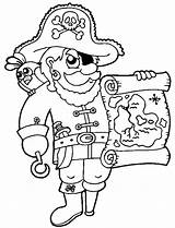 Treasure Pirate Coloring Map Awesome Pages Maps Kidsplaycolor Kids Color Cool Printable sketch template