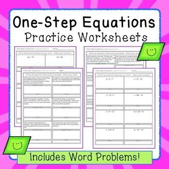 step addition  subtraction equations worksheet djstereo