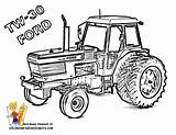 Tractor Coloring Pages Farm Print Sheets Ford Tractors Colouring Printable Tw Tracteur Massey Book Kids Color Deere John Cartoon Big sketch template