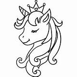 Unicorn Coloring Pages Head Printable Momjunction Rainbow Ans Anime sketch template