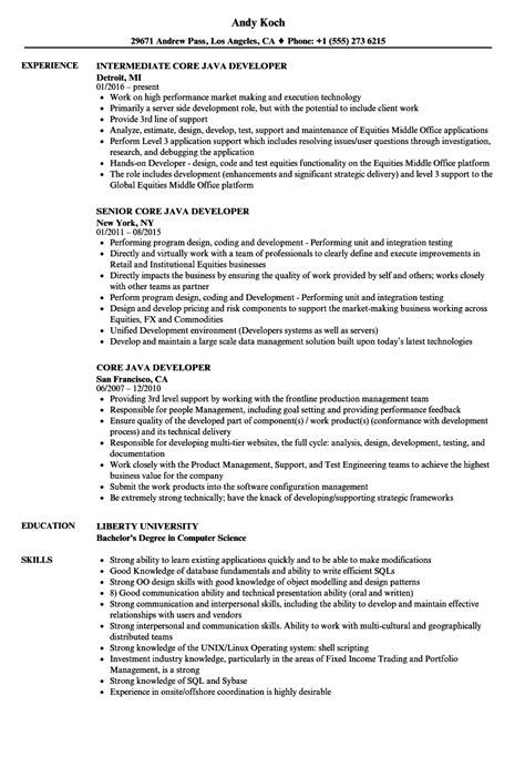 basic java resume  resume examples