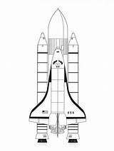 Spaceship Shuttle Rockets Foguete Astronaut Spacex sketch template