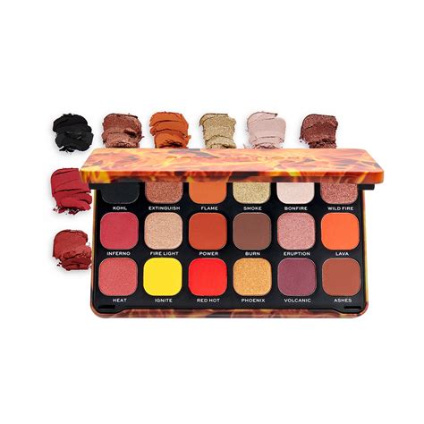 Buy Makeup Revolution Forever Flawless Eyeshadow Palette Fire 19 8g